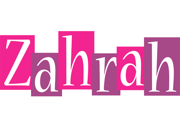 Zahrah whine logo