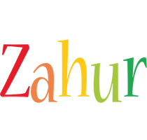 Zahur birthday logo