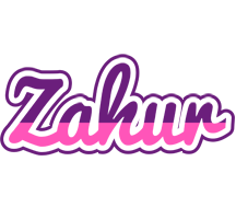 Zahur cheerful logo