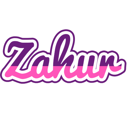 Zahur cheerful logo