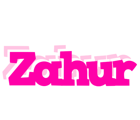 Zahur dancing logo