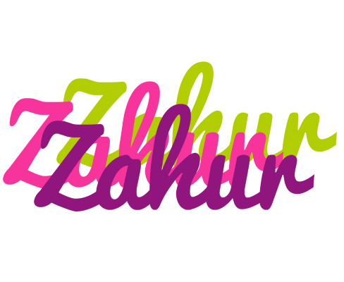 Zahur flowers logo