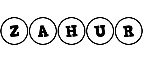 Zahur handy logo