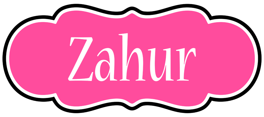 Zahur invitation logo