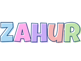 Zahur pastel logo