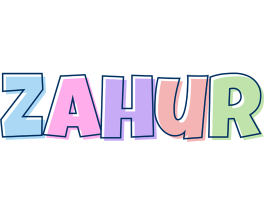 Zahur pastel logo