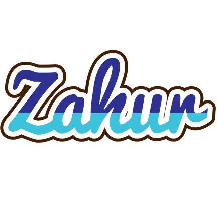 Zahur raining logo