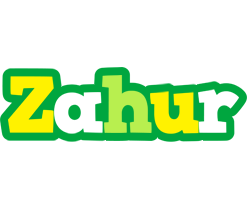 Zahur soccer logo