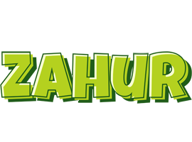 Zahur summer logo