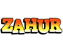 Zahur sunset logo