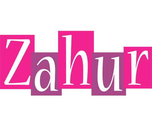 Zahur whine logo