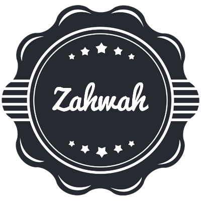 Zahwah badge logo