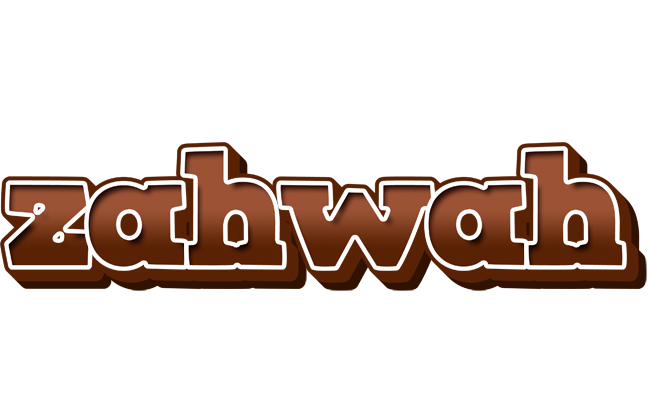 Zahwah brownie logo