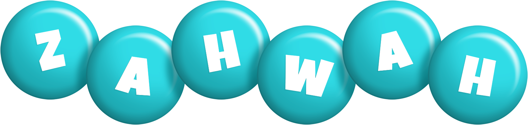 Zahwah candy-azur logo