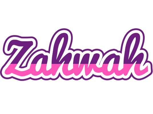 Zahwah cheerful logo