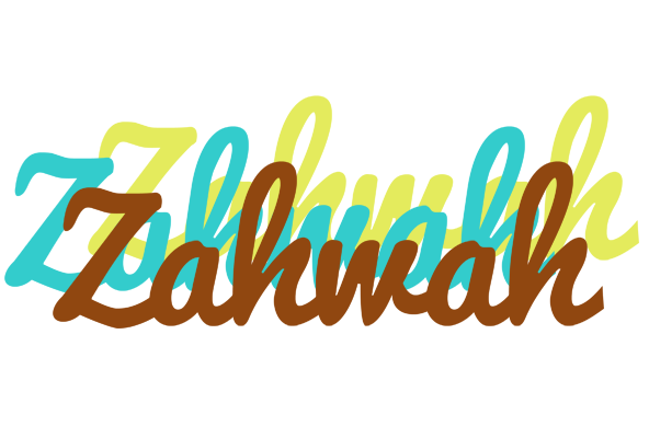 Zahwah cupcake logo