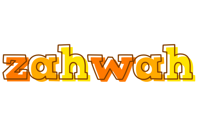 Zahwah desert logo