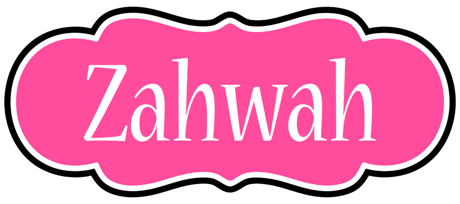 Zahwah invitation logo