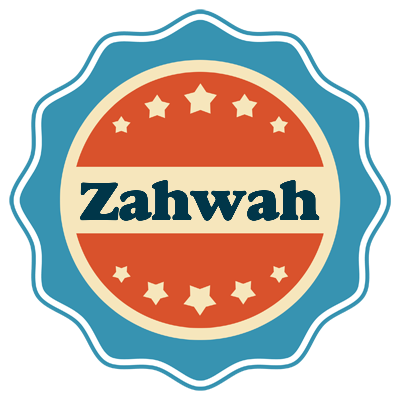 Zahwah labels logo