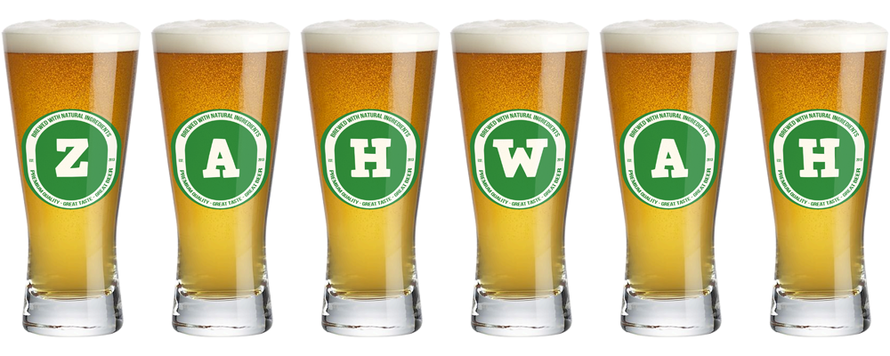 Zahwah lager logo