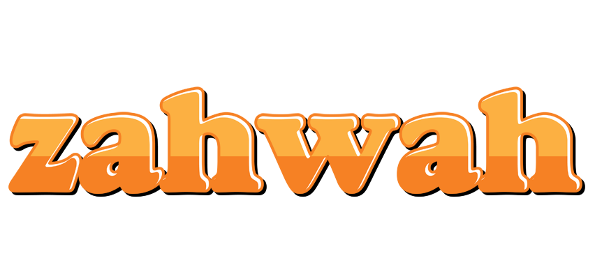 Zahwah orange logo