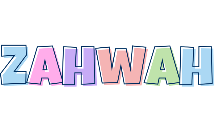Zahwah pastel logo