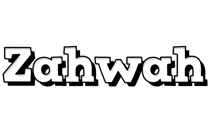 Zahwah snowing logo