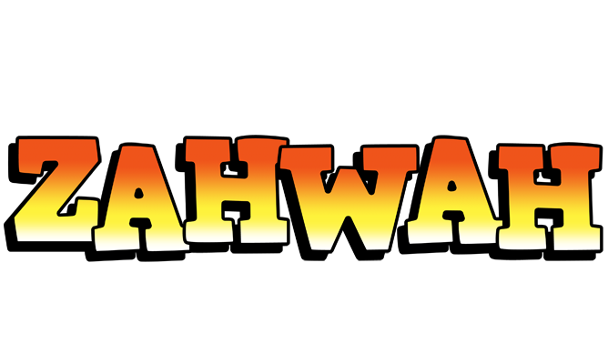 Zahwah sunset logo