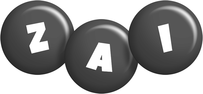 Zai candy-black logo