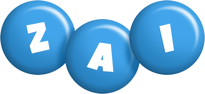 Zai candy-blue logo
