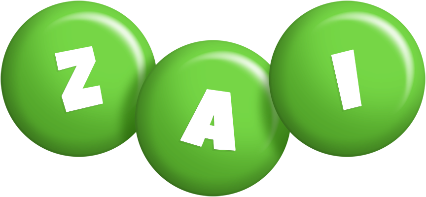 Zai candy-green logo