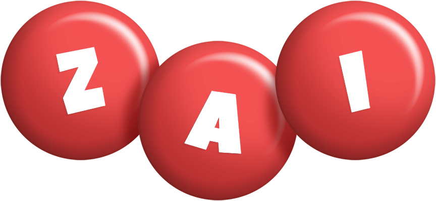 Zai candy-red logo