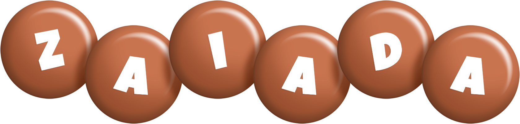 Zaiada candy-brown logo