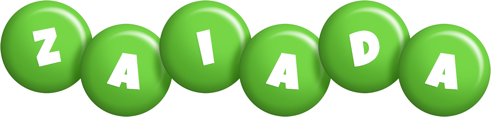 Zaiada candy-green logo