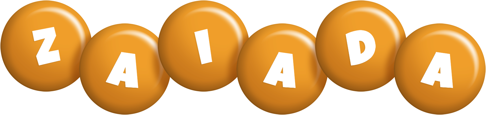Zaiada candy-orange logo