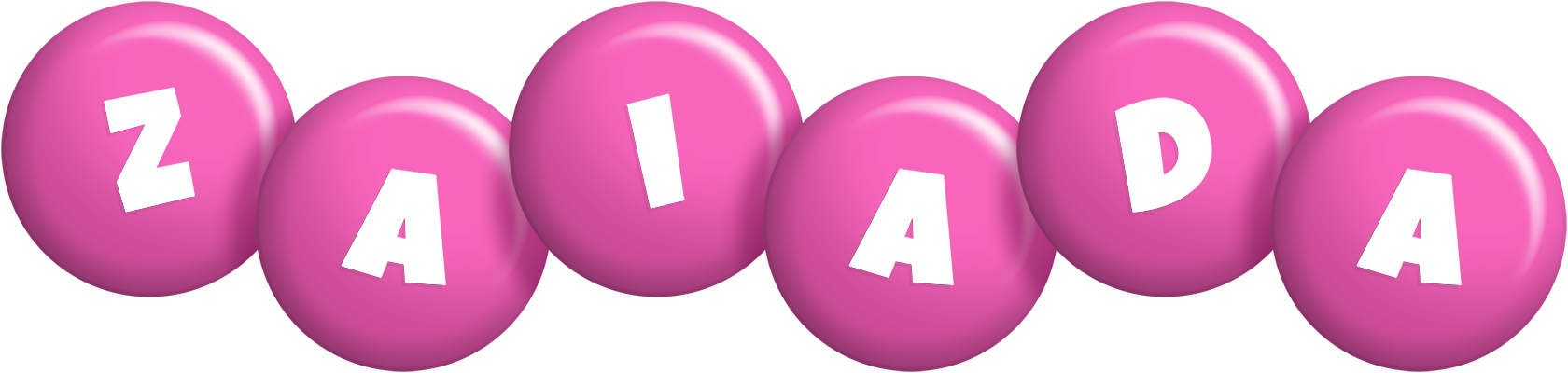 Zaiada candy-pink logo