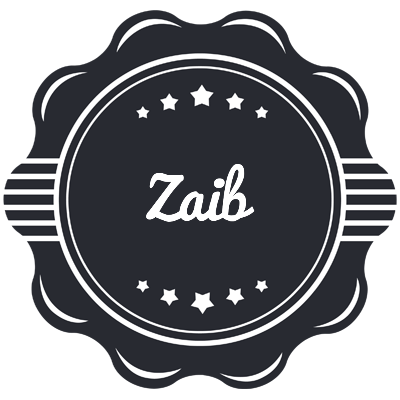 Zaib badge logo