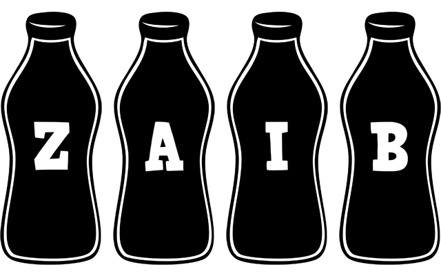 Zaib bottle logo