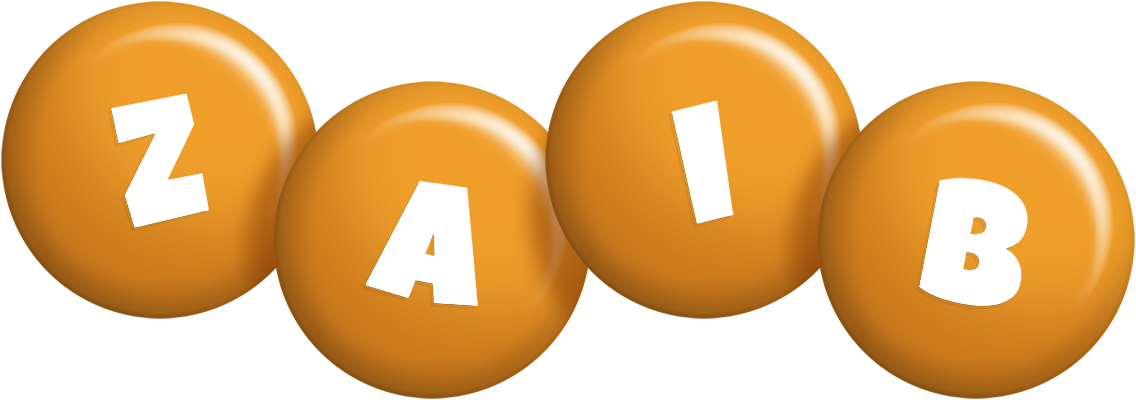 Zaib candy-orange logo