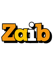 Zaib cartoon logo