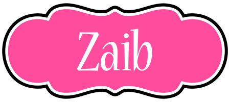 Zaib invitation logo