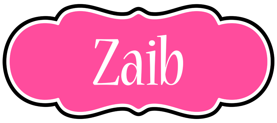 Zaib invitation logo