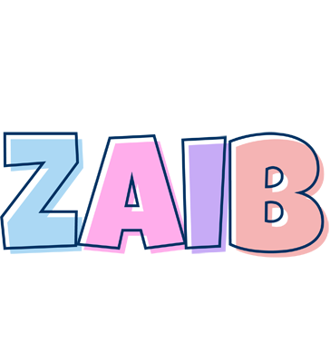 Zaib pastel logo