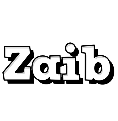 Zaib snowing logo