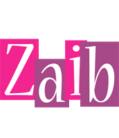 Zaib whine logo