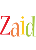 Zaid birthday logo