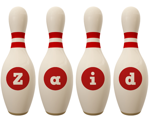 Zaid bowling-pin logo