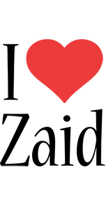 Zaid i-love logo