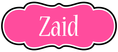 Zaid invitation logo