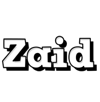 Zaid snowing logo